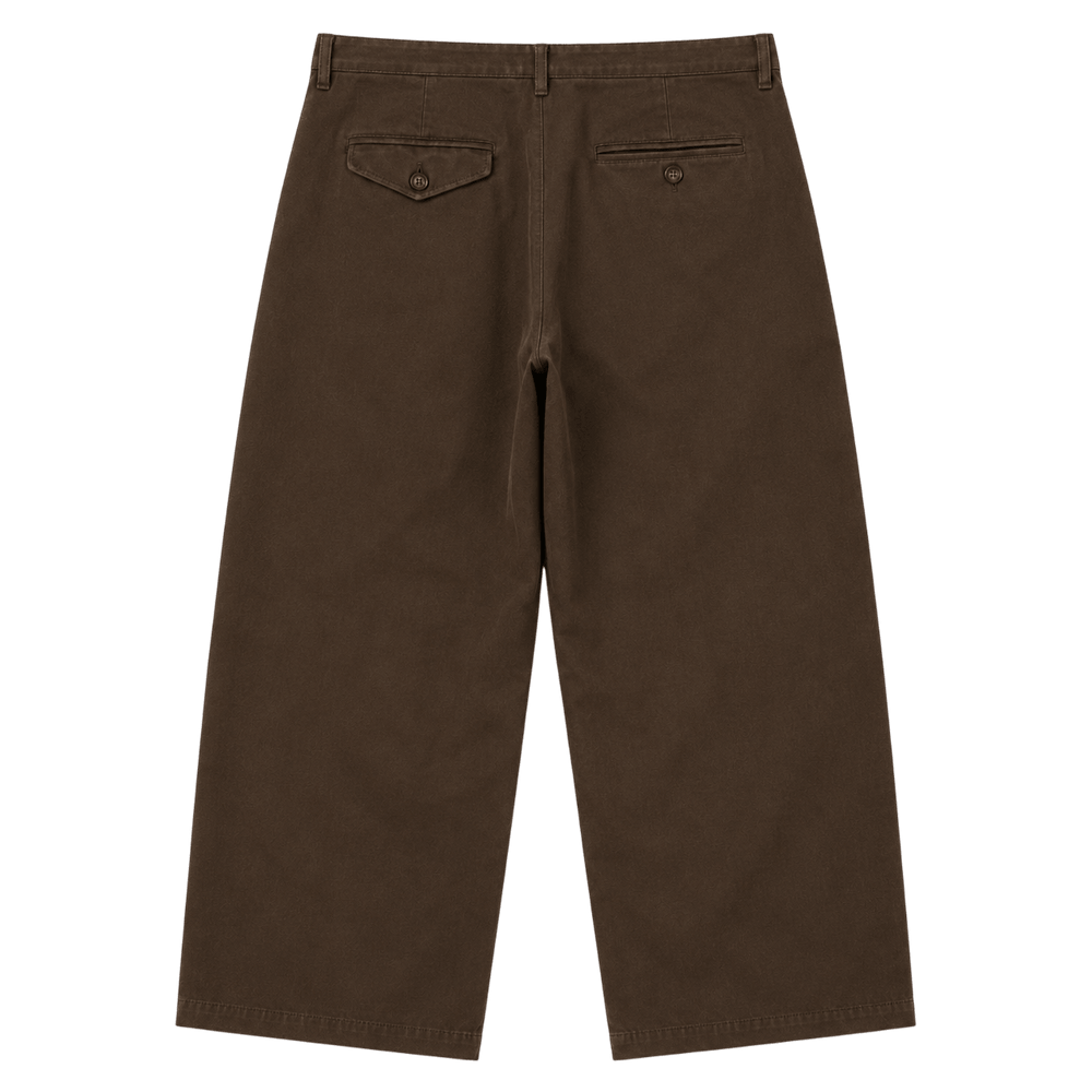 Pleated Wide-Leg Trousers