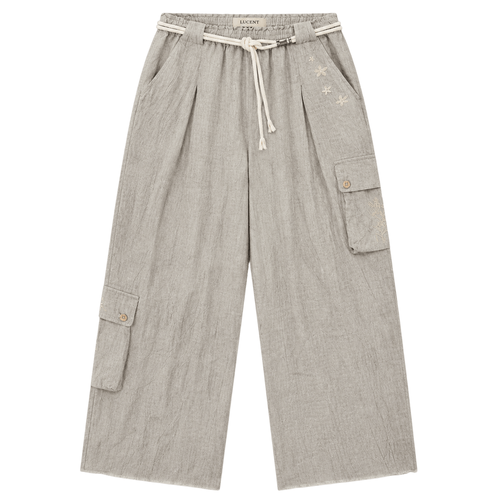 Linen Cargo Pants