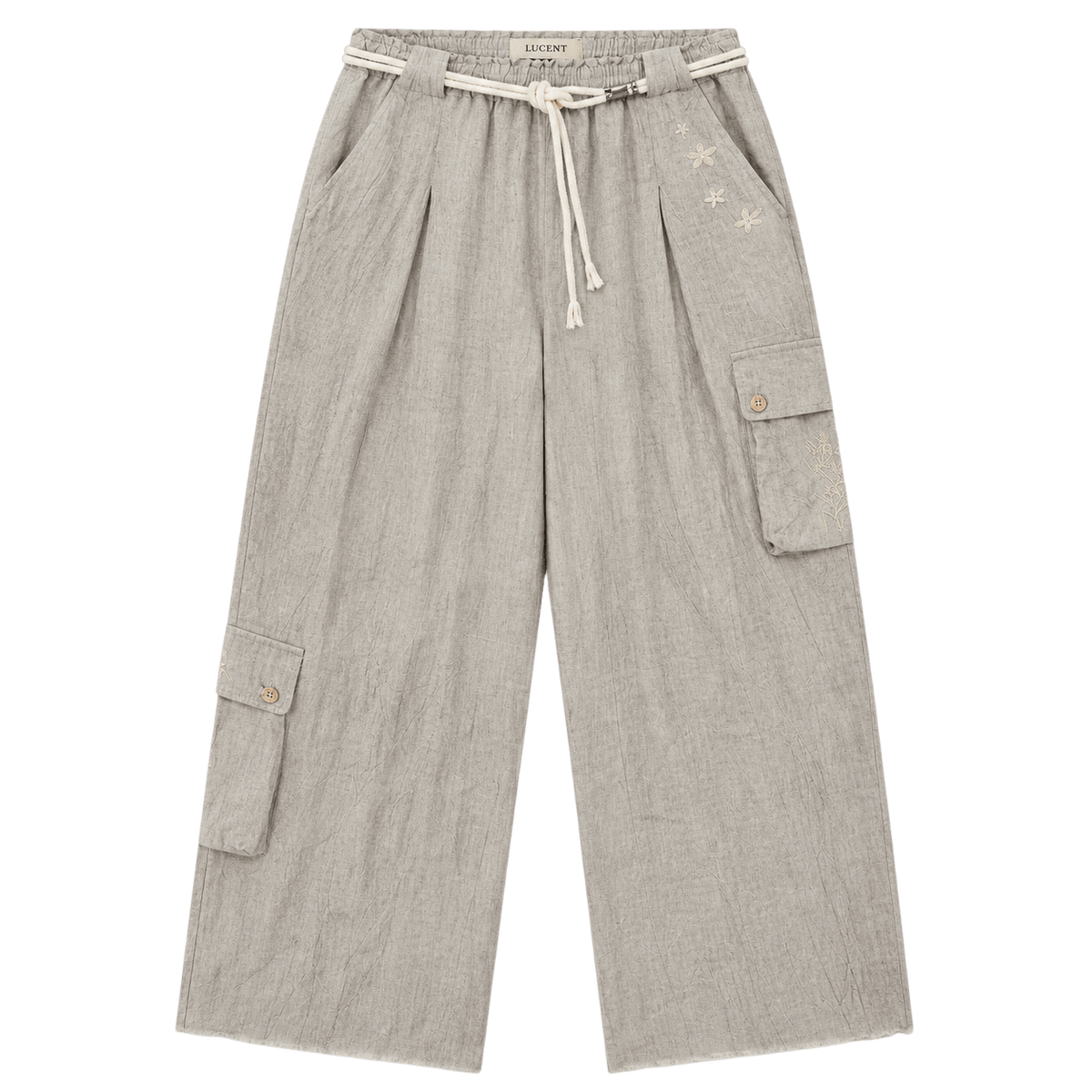 Linen Cargo Pants