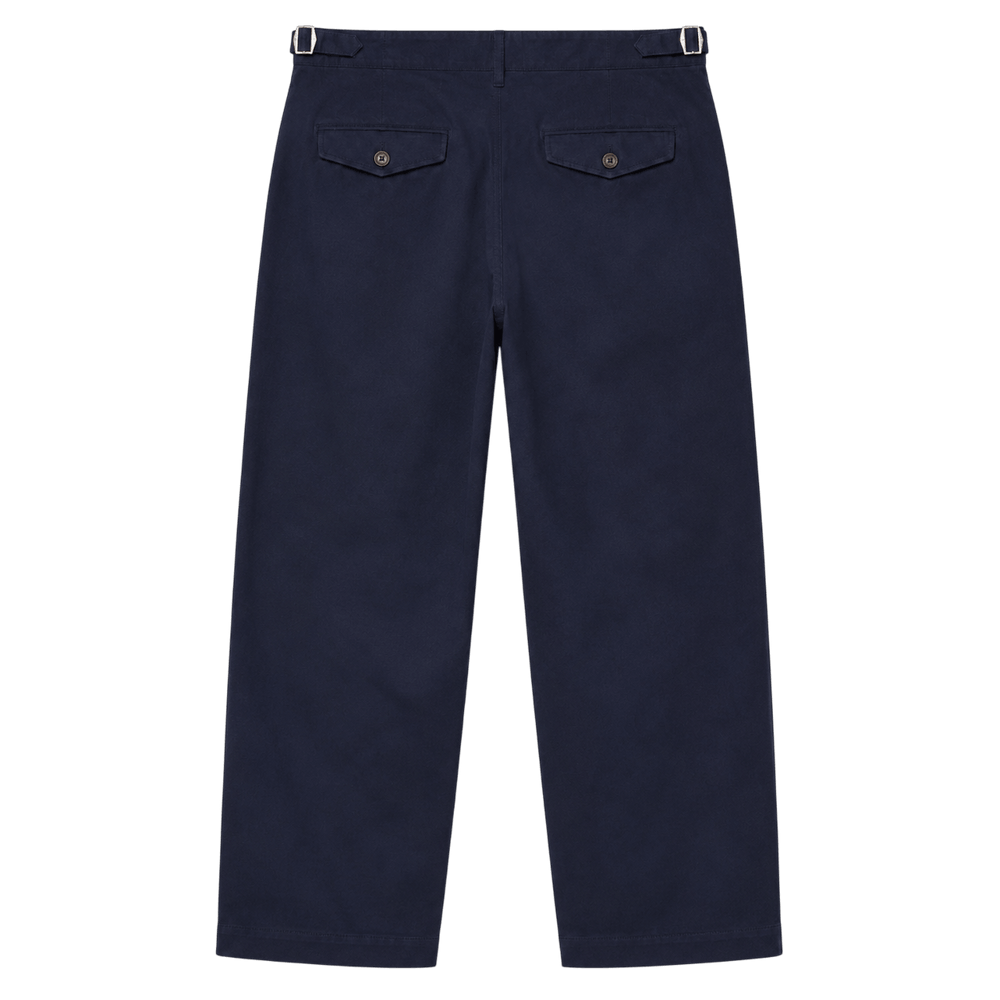 Pantalon large plissé