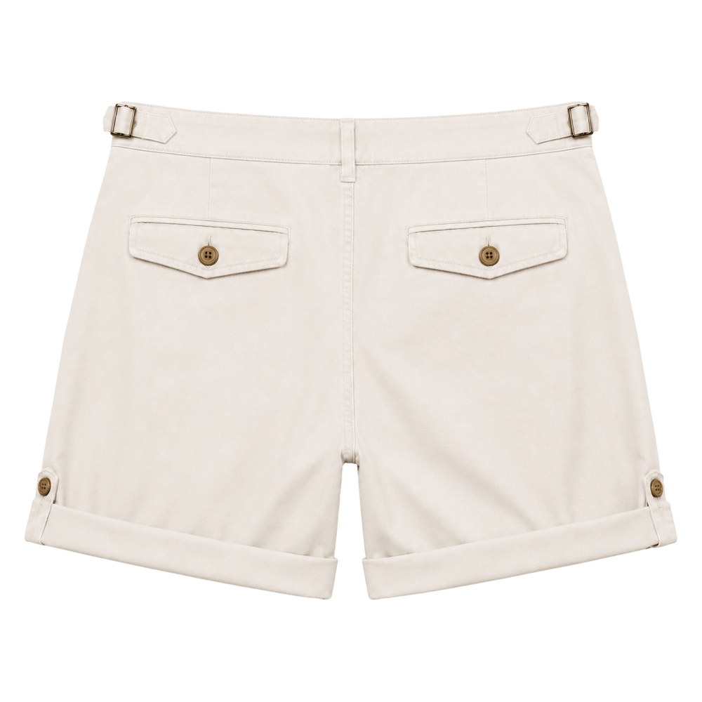 Pleated Chino Shorts