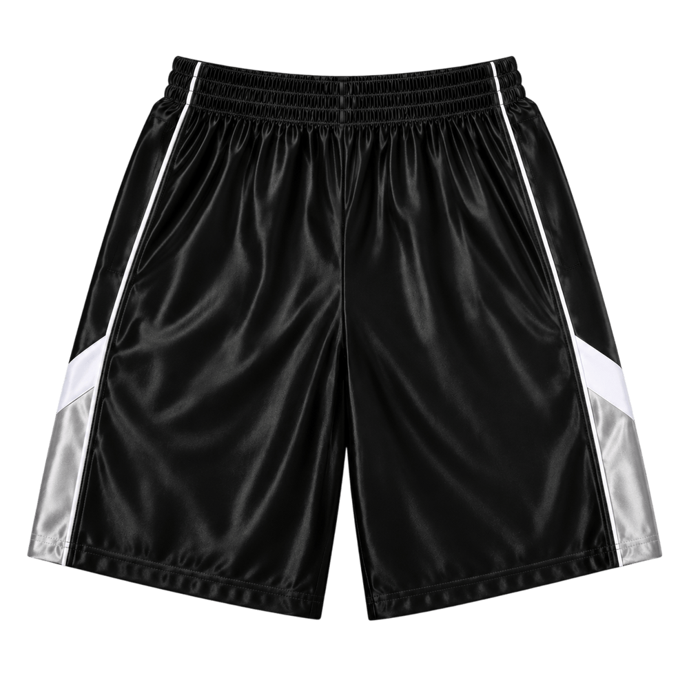 Short en satin « Varsity »