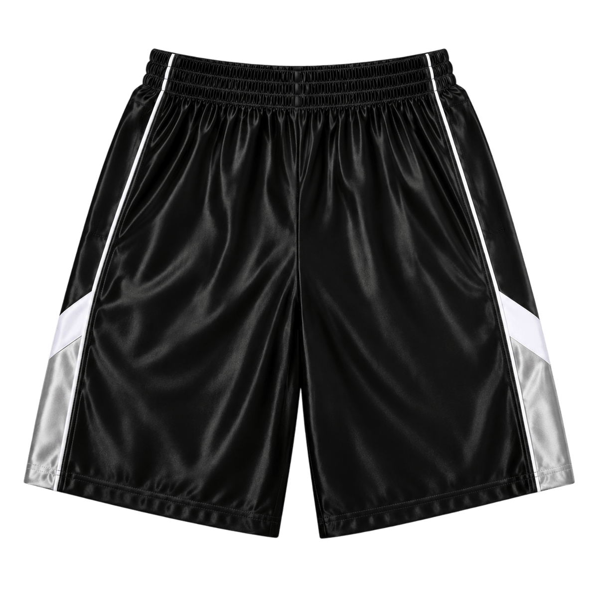 Short en satin « Varsity »