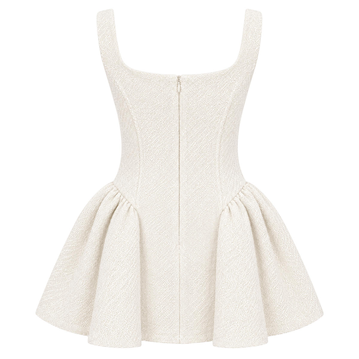 Tweed Fit-and-Flare Mini Dress