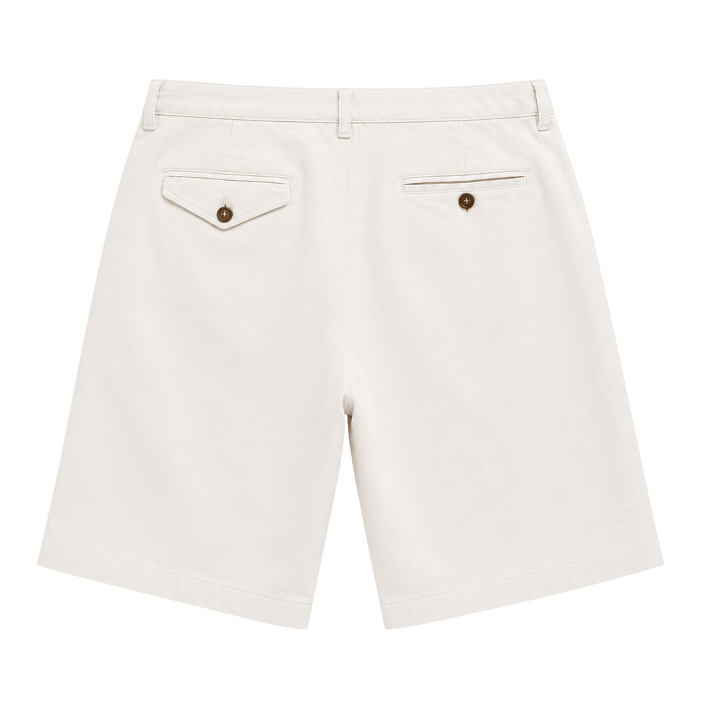 Pleated Chino Shorts