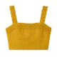 Braided Trim Linen Bralette