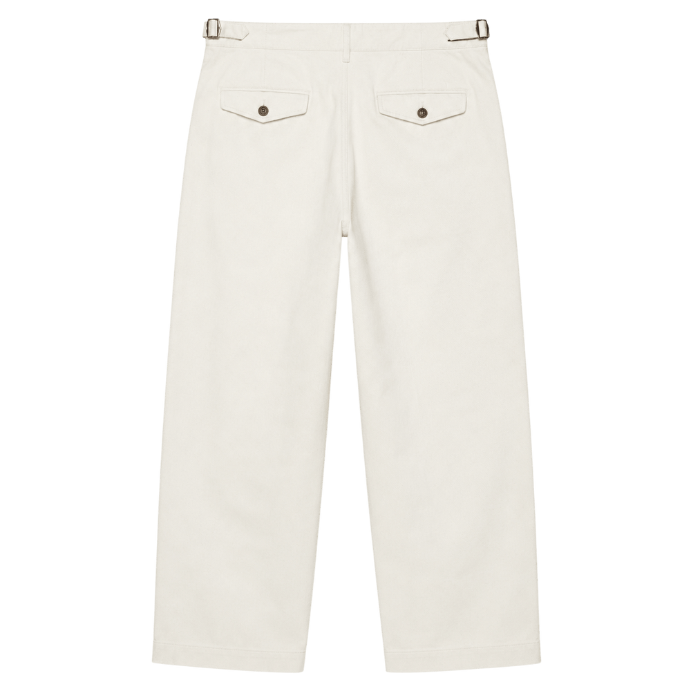 Pantalon large plissé