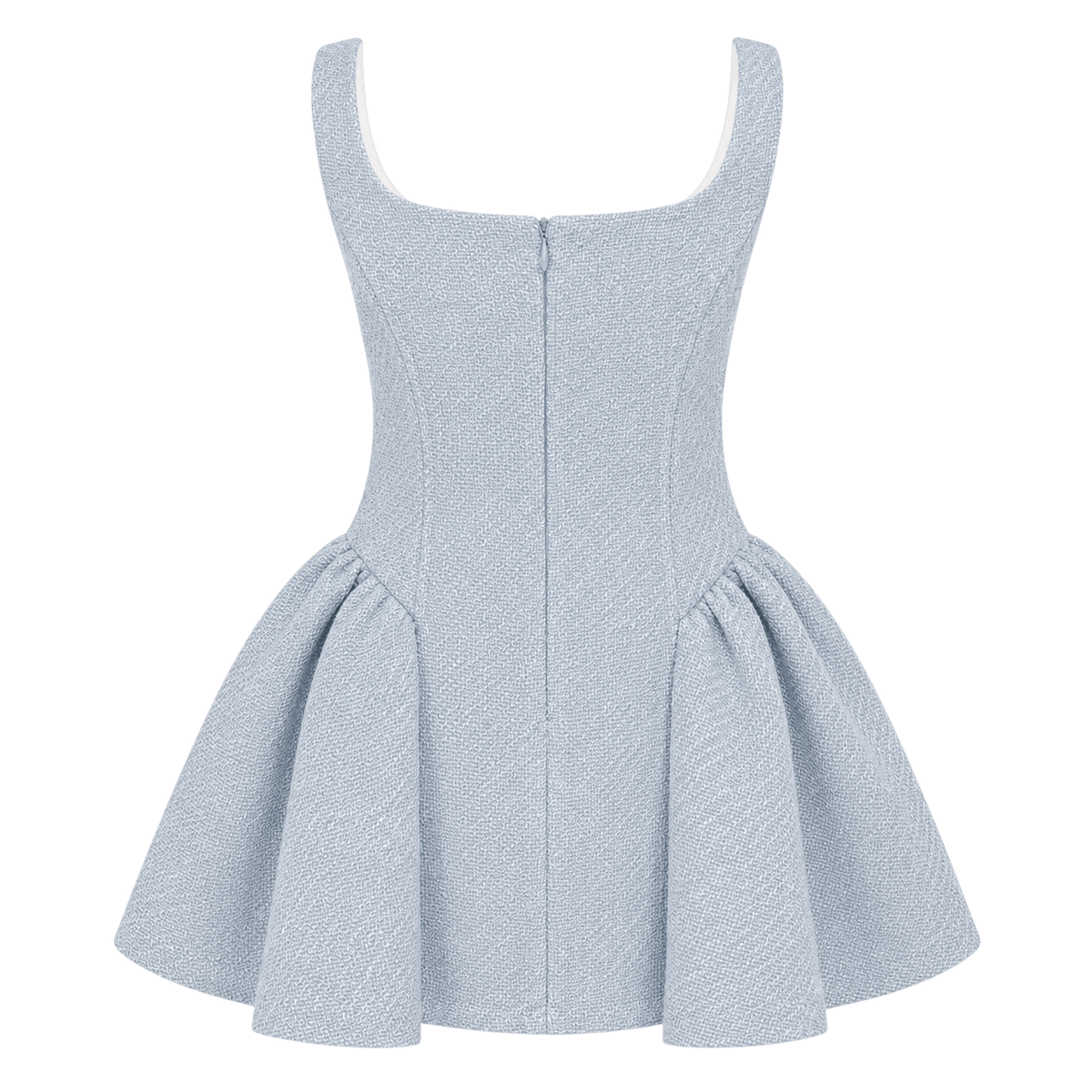 Tweed Fit-and-Flare Mini Dress