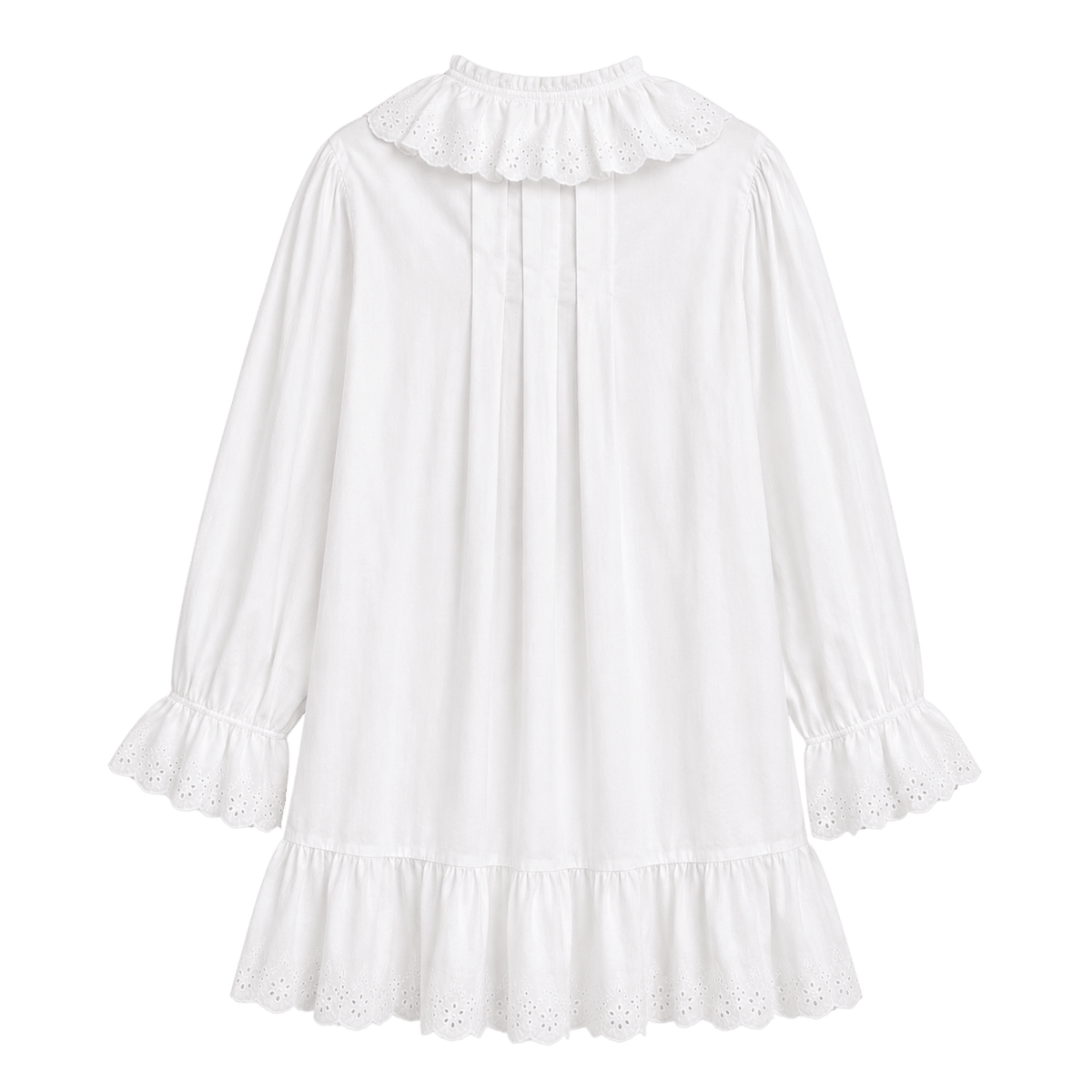 Ruffle Collar Mini Shirt Dress