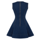 Fit-and-Flare Denim Mini Dress