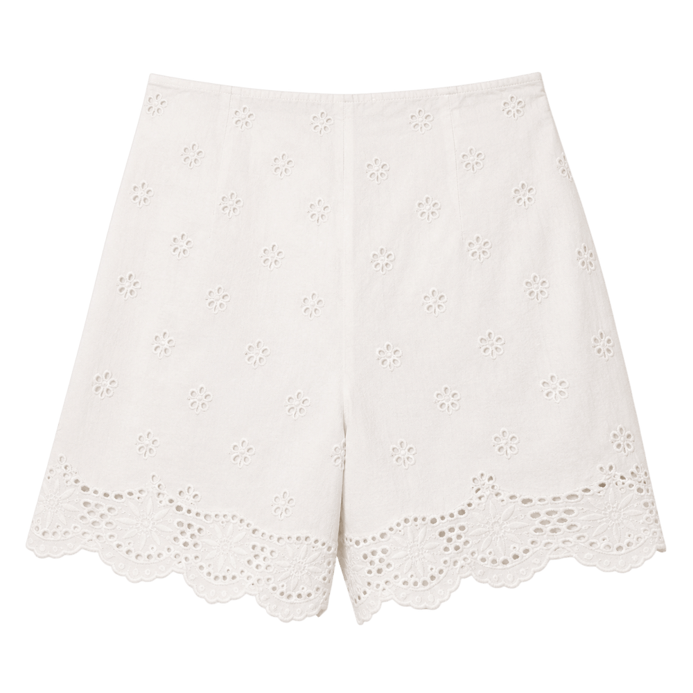 Broderie Anglaise Shorts