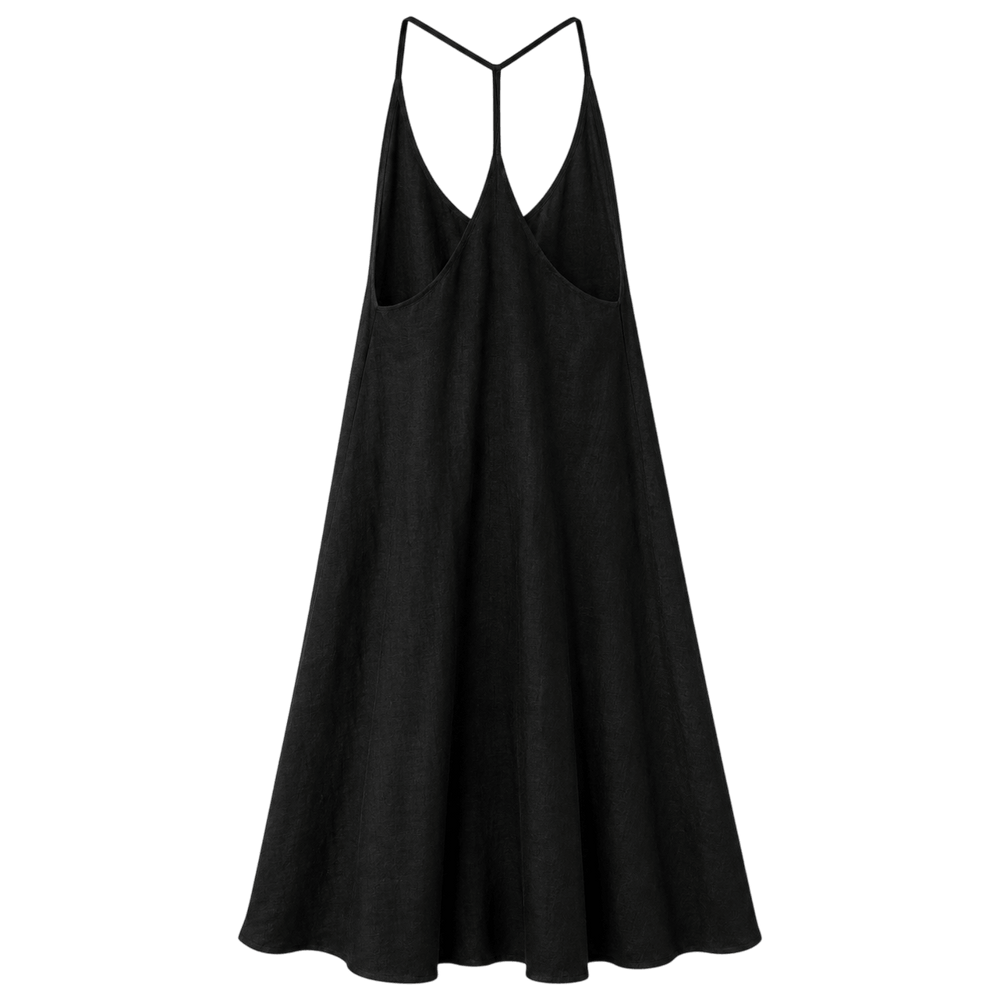 Robe longue en lin dos nageur