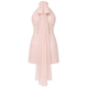 Halter Train Mini Dress