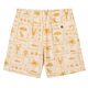 Postcard Print Shorts