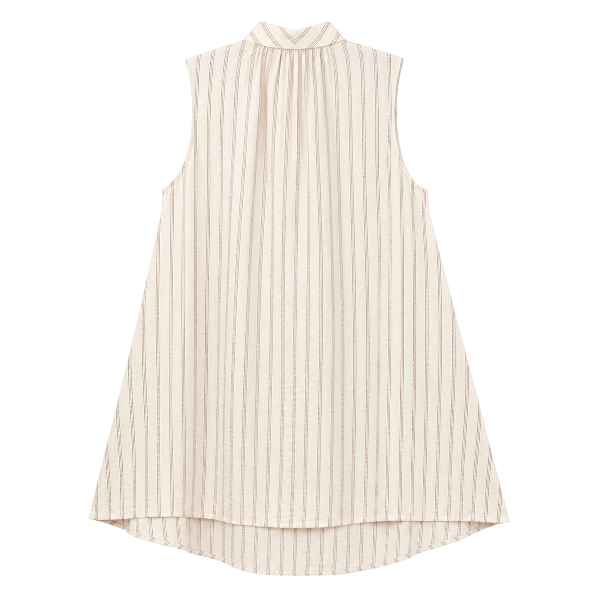 Wrap Collar Swing Dress