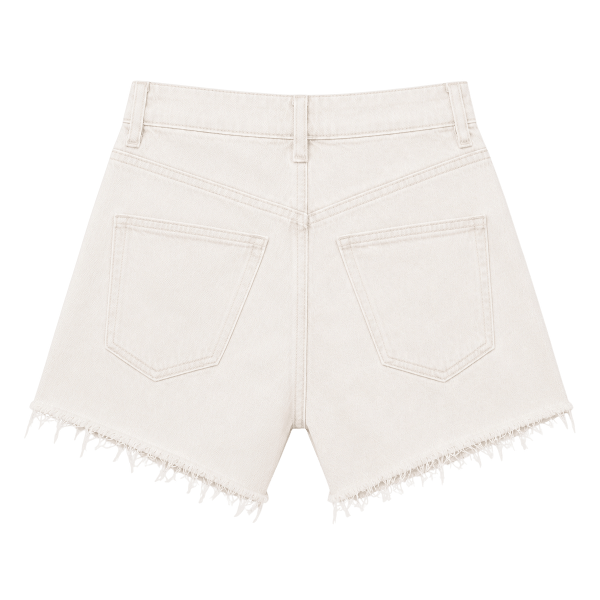 Short en jean taille haute