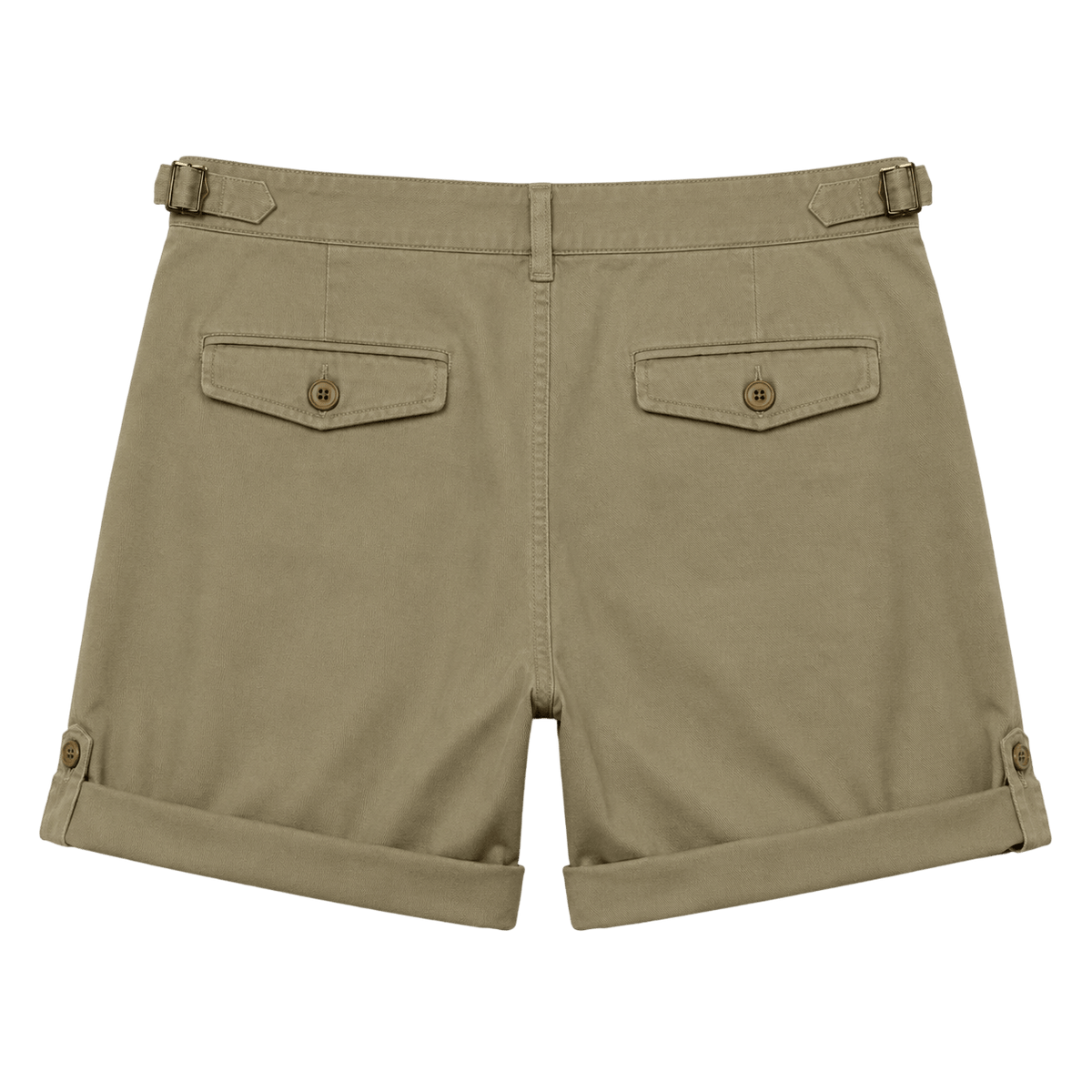 Pleated Chino Shorts