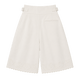 Embroidered Pleated Bermuda Shorts