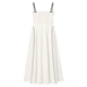 Piped Bustier Maxi Dress