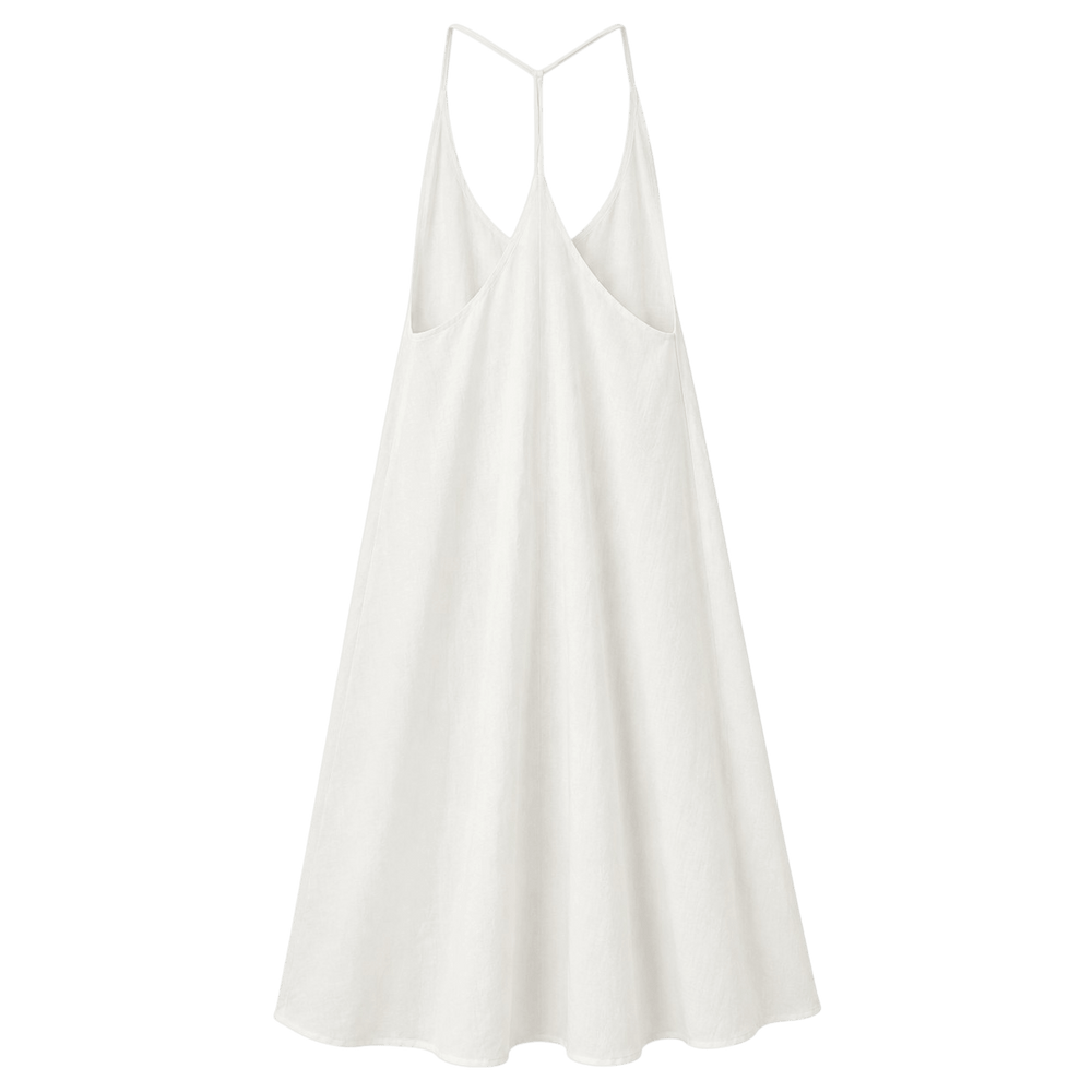 Robe longue en lin dos nageur