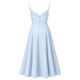 Petal Cutout Linen Maxi Dress