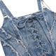 Rebel Lace Denim Corset