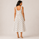 Robe midi à pois