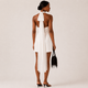 Halter Train Mini Dress