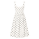 Robe midi à pois