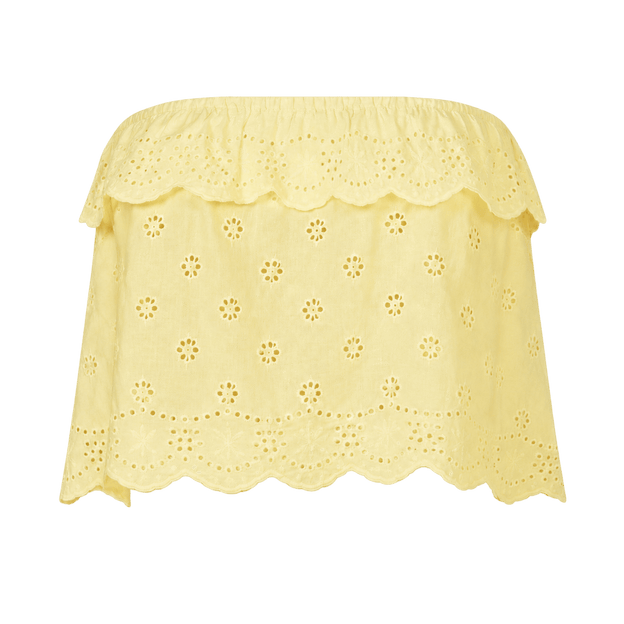 Broderie Anglaise Bandeau Top