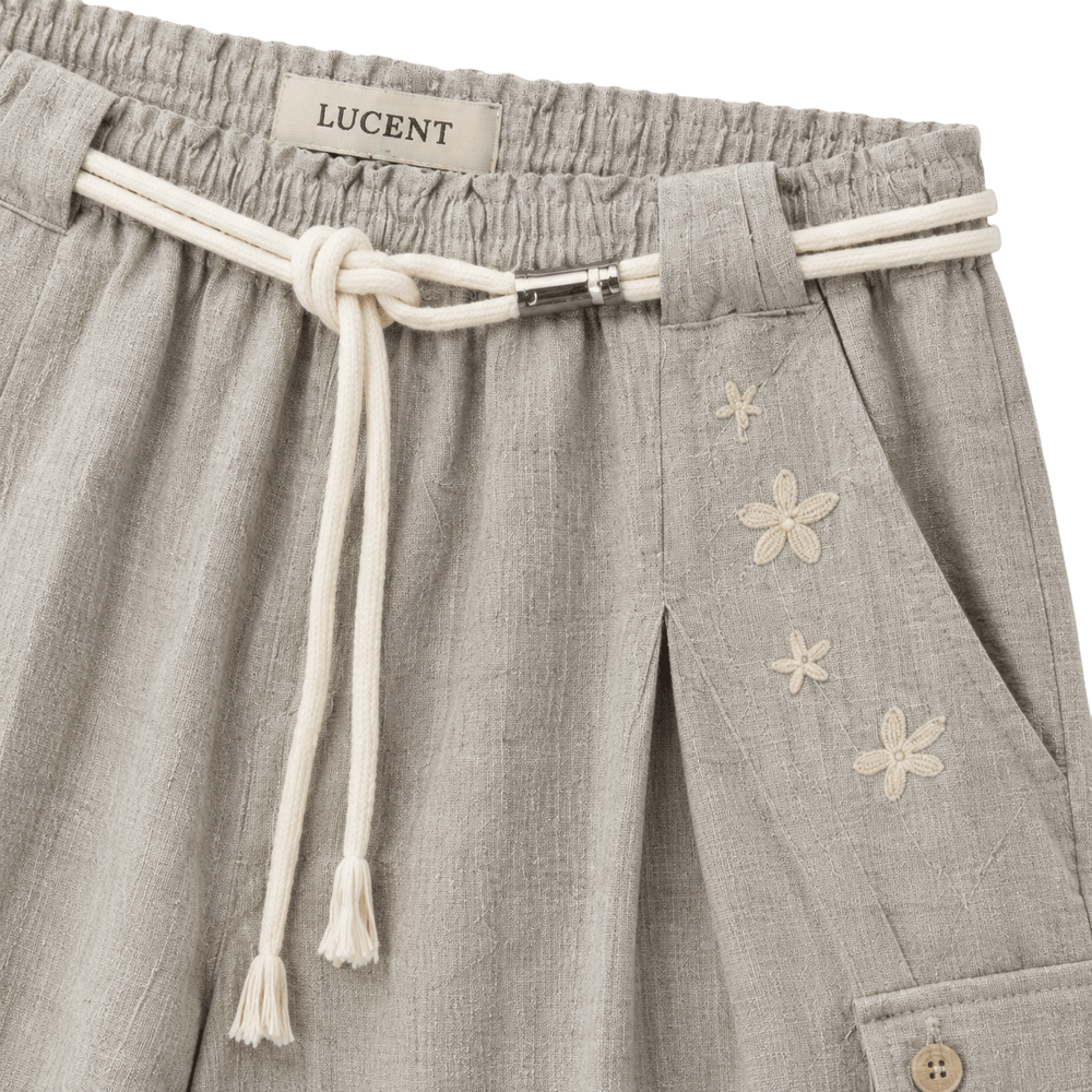 Linen Cargo Pants