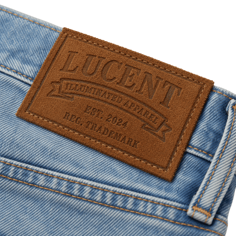 Vintage Wash Straight-Leg Jeans