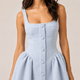 Tweed Fit-and-Flare Mini Dress