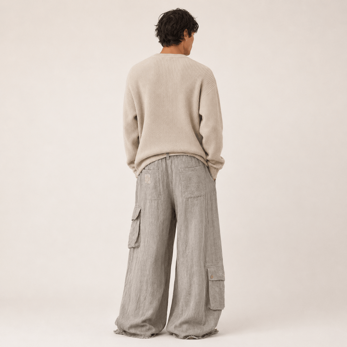 Linen Cargo Pants