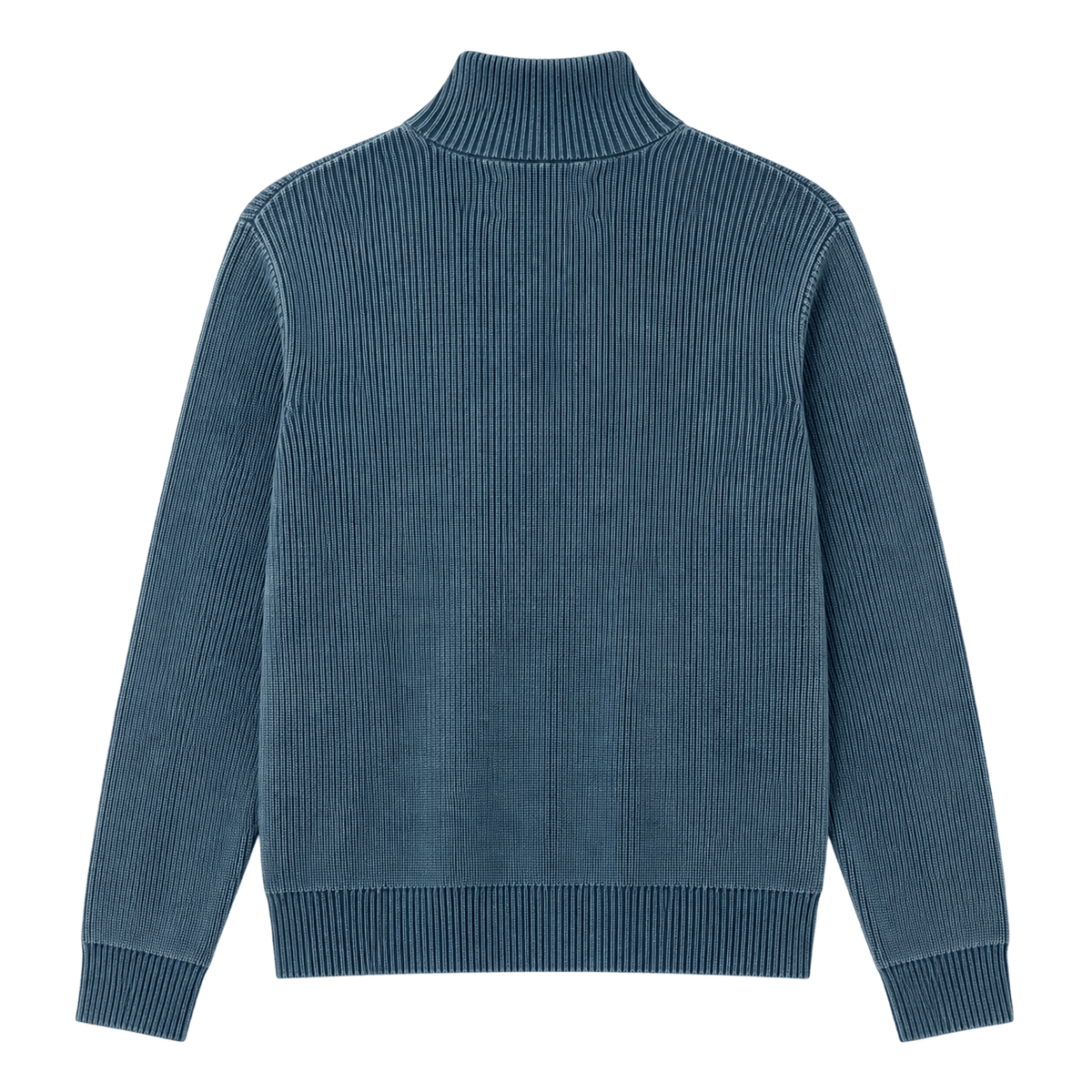 Ribbed Zip Knit Jacket