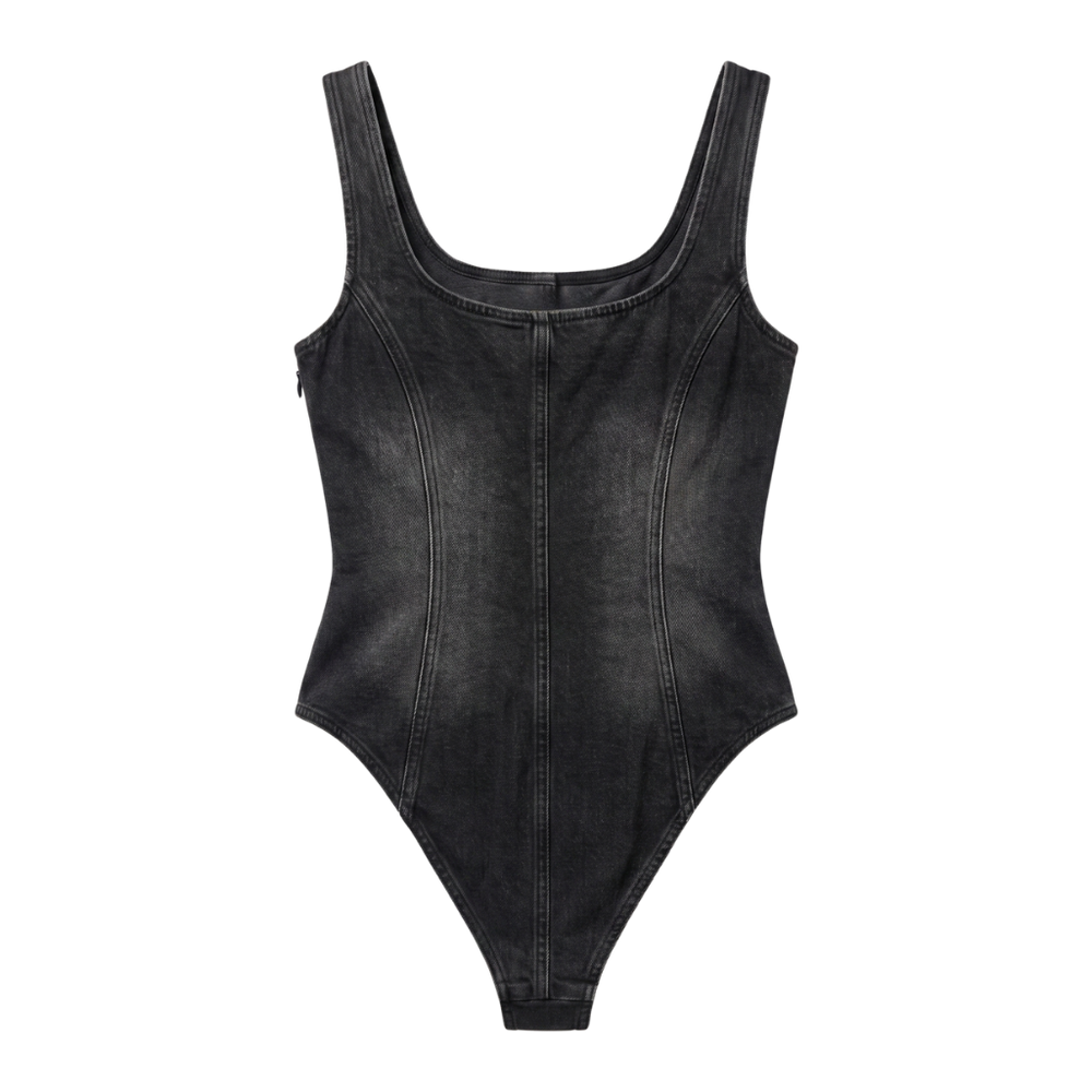 Sculpt Denim Bodysuit