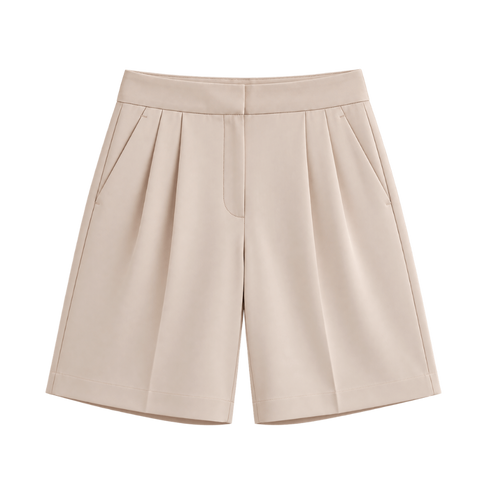 Tailored Pleat Shorts
