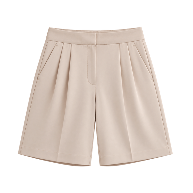 Tailored Pleat Shorts