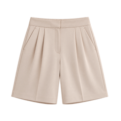 Tailored Pleat Shorts