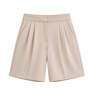 Tailored Pleat Shorts