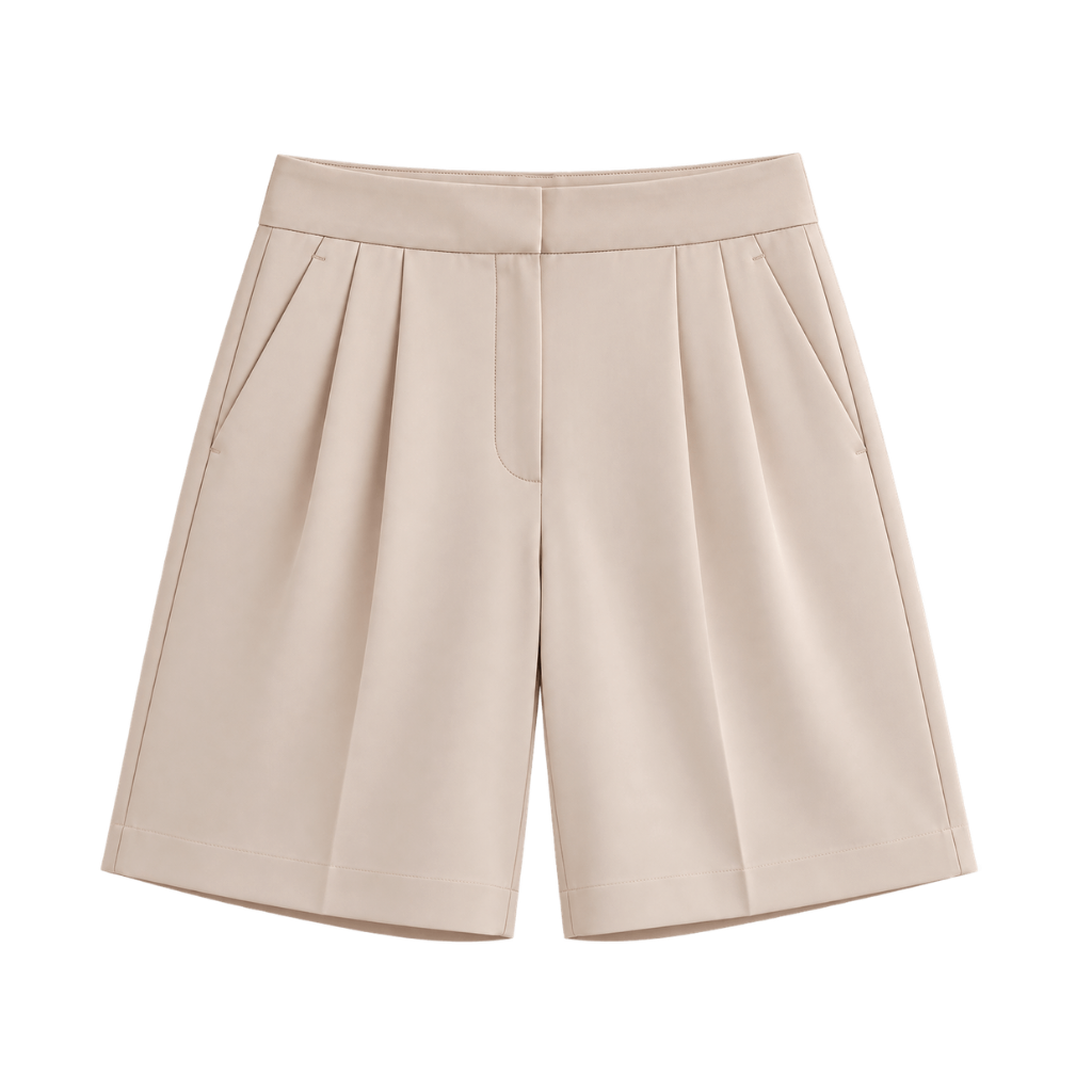 Tailored Pleat Shorts
