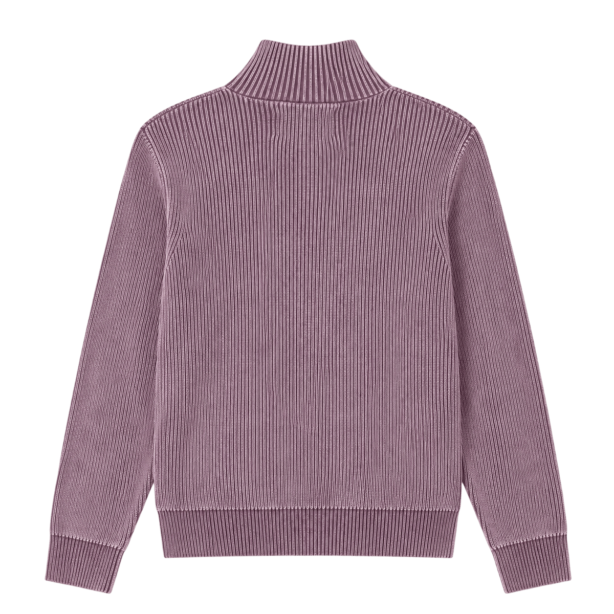 Ribbed Zip Knit Jacket