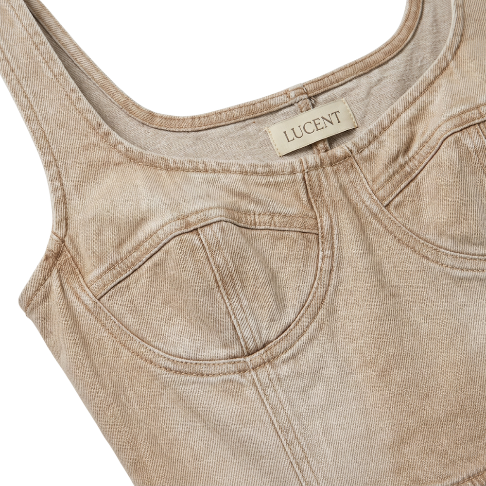 Sculpt Denim Bodysuit