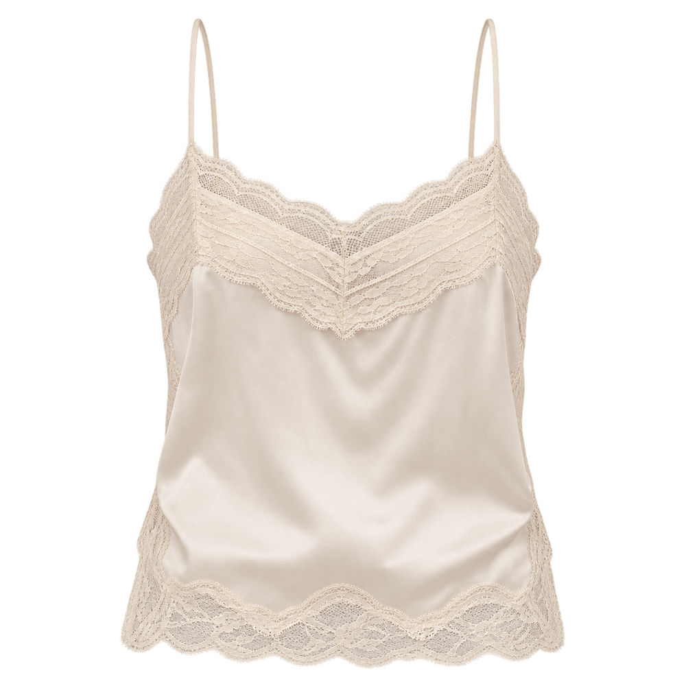 Élan Lace Satin Camisole