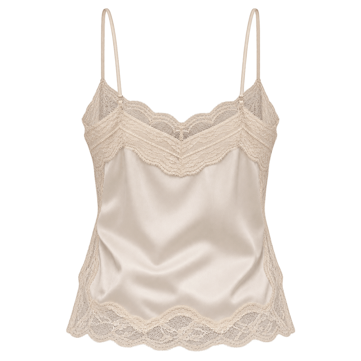 Élan Lace Satin Camisole