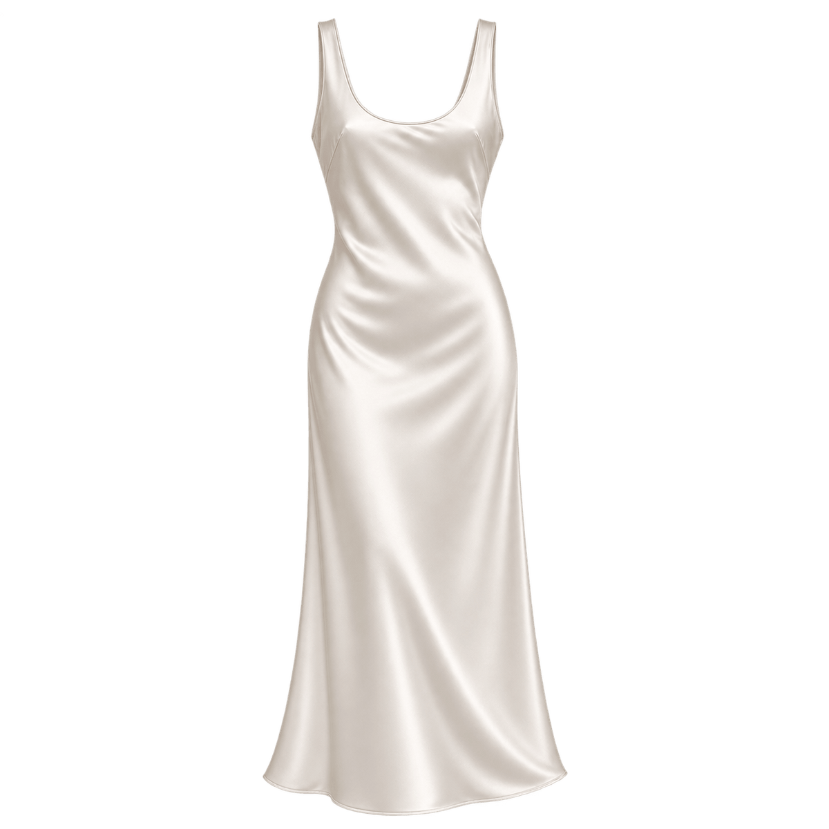 Luna Satin Maxi Dress