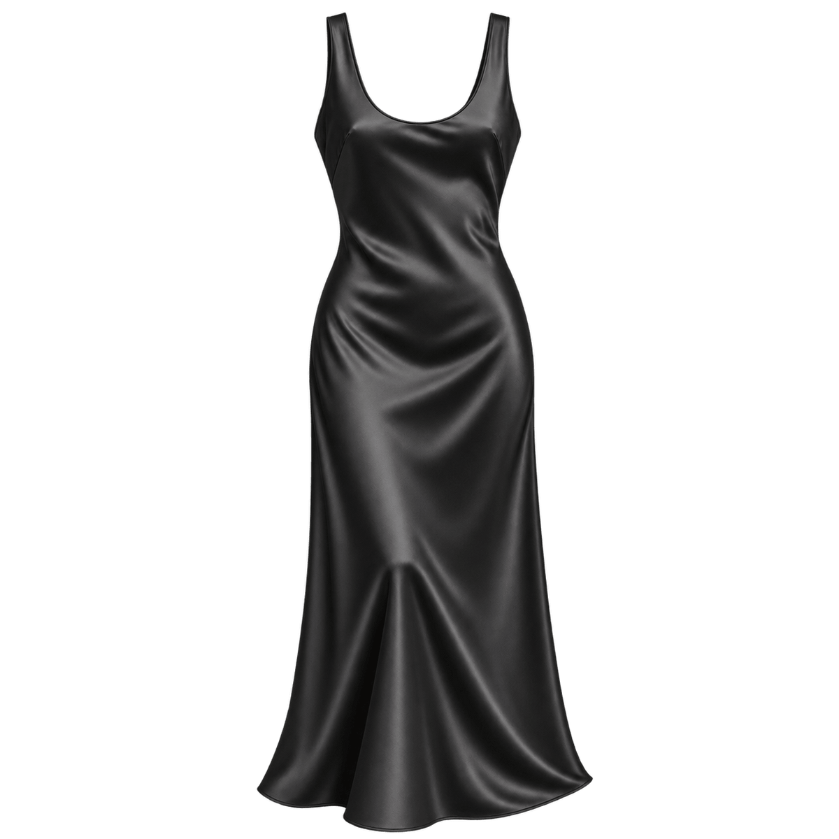 Luna Satin Maxi Dress