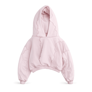 Distressed Patchwork Hoodie