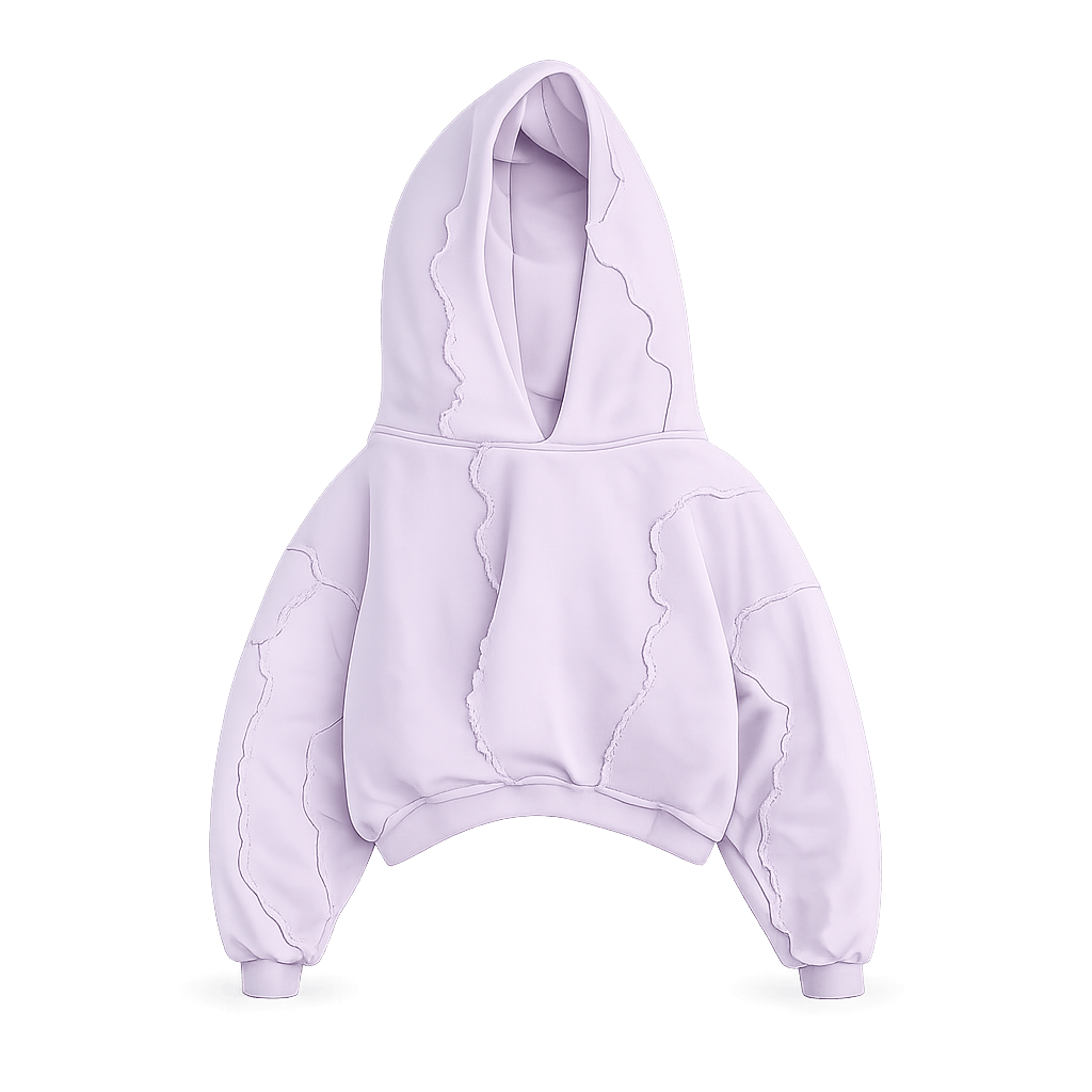 Distressed Patchwork Hoodie