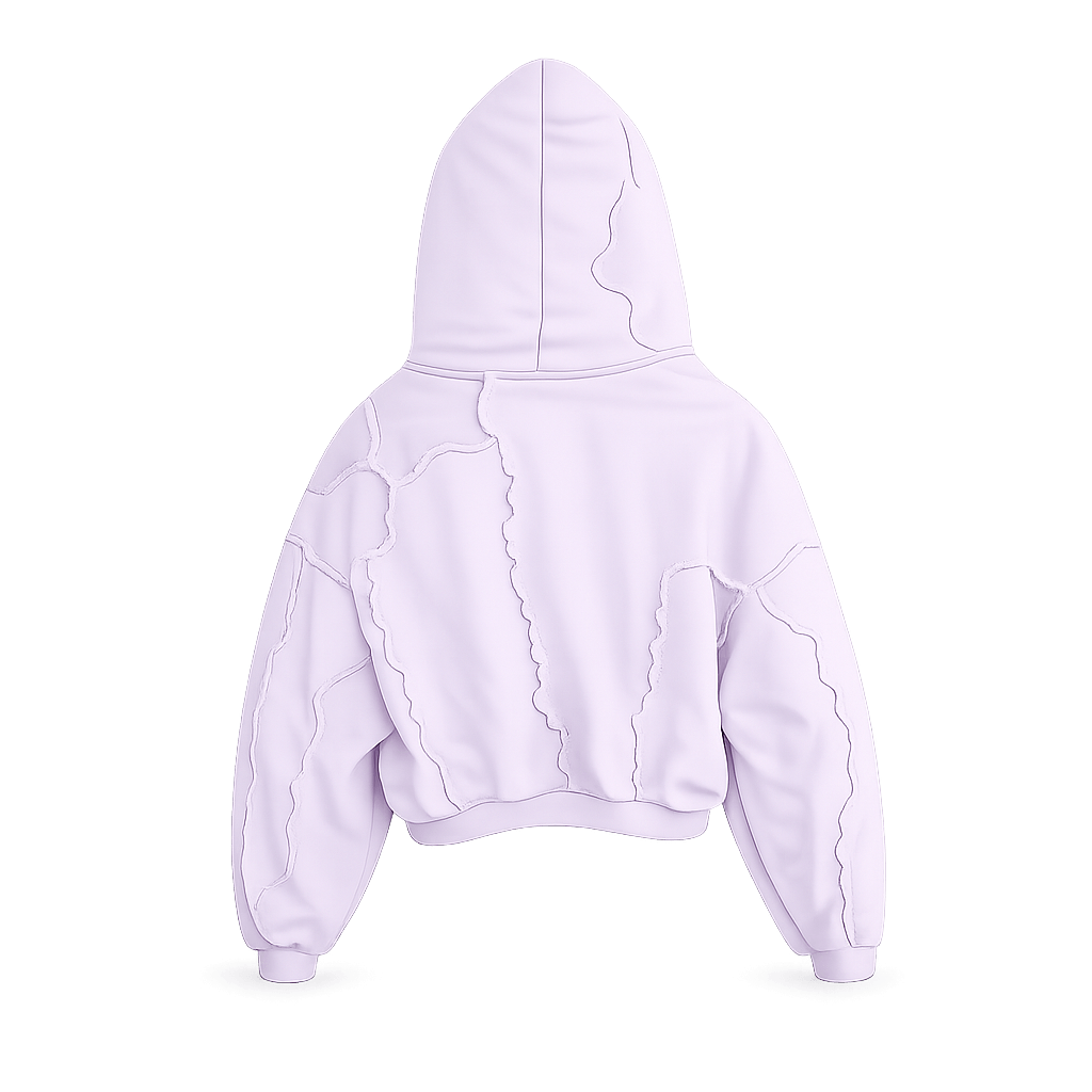 Distressed Patchwork Hoodie